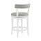 Alaterre Furniture Hanover Swivel Counter Height Bar Stool, White and Gray, 2PK ANHN01PDCR2 - alternate 5